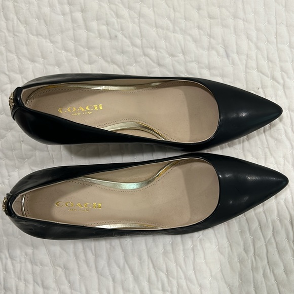 Coach black pumps, size 5.5B. Like new - Picture 5 of 5